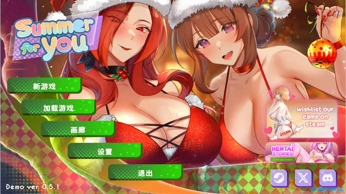[PC+安卓][SLG/官中/动态]夏日风情Summer For You Demo v0.5.1 官方中文版[1.81G]-acgknow