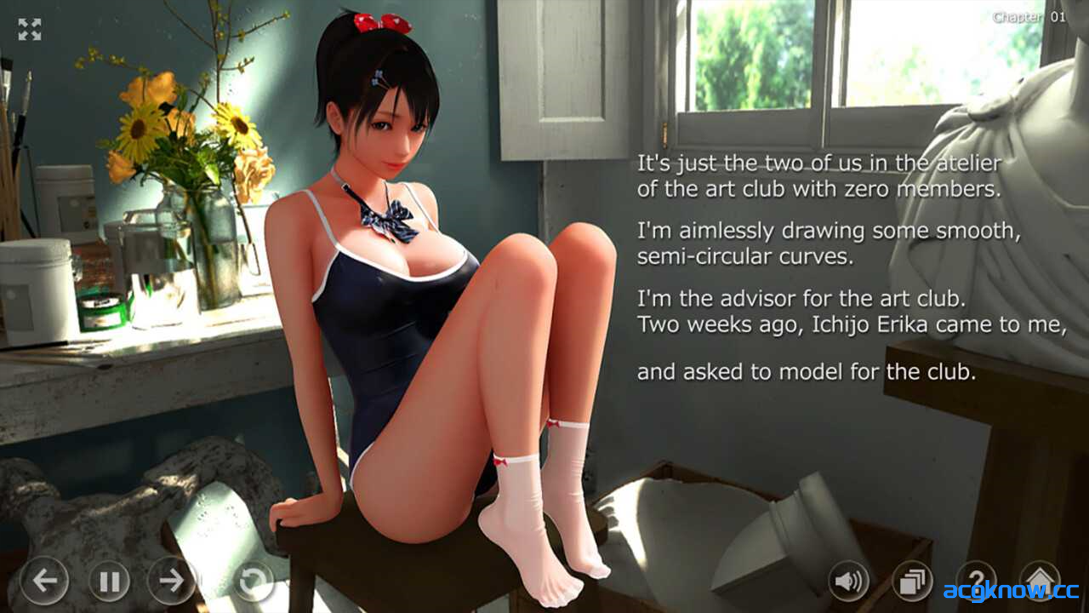 图片[2]-[PC] [日系SLG/3D/官中/动态]秘密画室 秘密のアトリエ Ver2.0 官方中文版[6.21G]-acgknow
