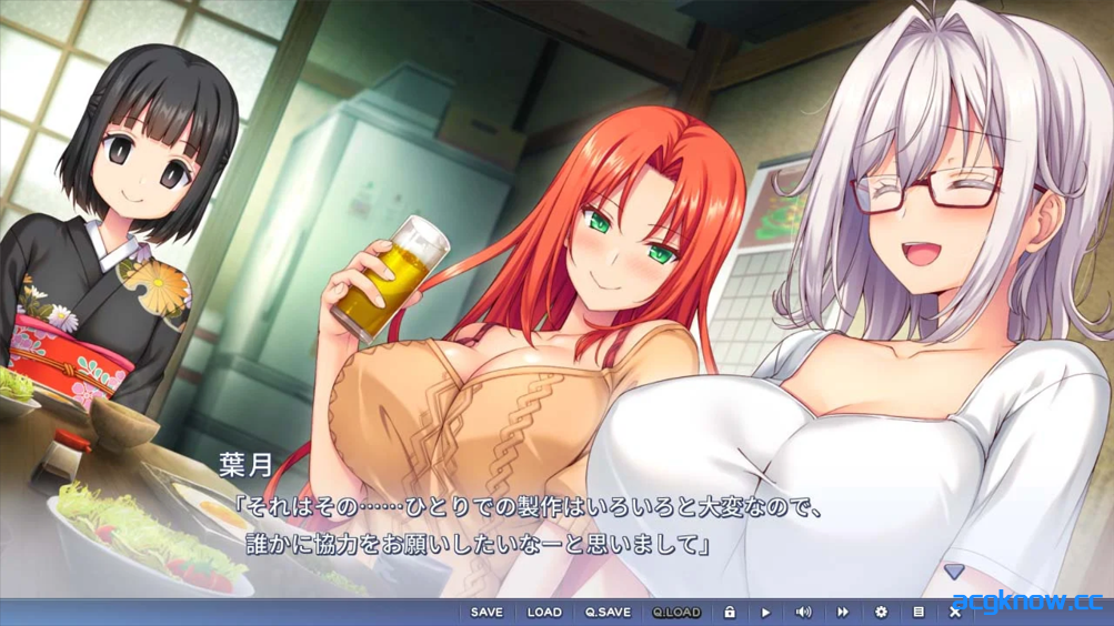 图片[2]-[PC][日系ADV/汉化/动态]槙村叶月的恋语 槇村葉月の恋語り AI汉化内嵌版+全CG存档[1.35G]-acgknow