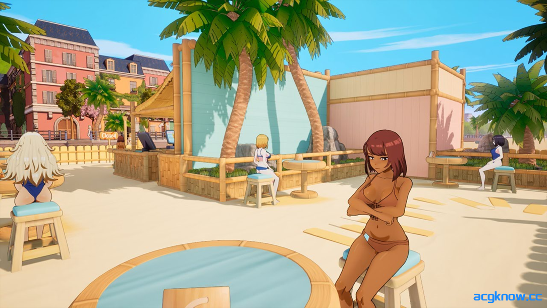 图片[3]-[PC][3D互动/中文/步兵] 二次元老婆沙滩酒吧 Waifu Beach Bar 官方中文步兵版 [2.62G]-acgknow
