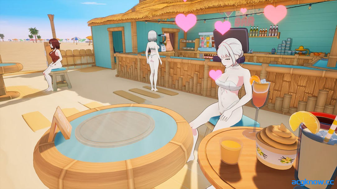 图片[4]-[PC][3D互动/中文/步兵] 二次元老婆沙滩酒吧 Waifu Beach Bar 官方中文步兵版 [2.62G]-acgknow