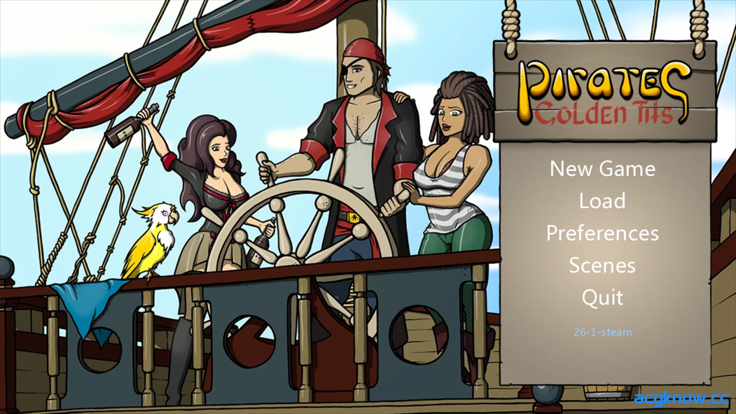 [PC][欧美SLG/官中/动态] 海盗游记：豪金巨乳 Pirates Golden Tits Chapter1 26-1 官方中文正式版 [1.10G]-acgknow