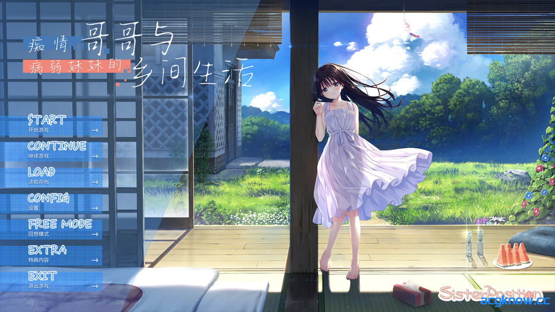 [PC][日系RPG精品/官中/动态/无码] 痴情哥哥与病弱妹妹的乡间生活 官方中文步兵版+DLC1&2 [3.27G/CV]-acgknow