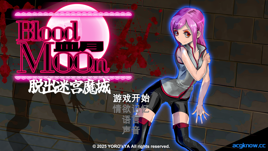 [PC] [ACT/官中/全动态] 血月：逃离迷宫魔城 ブラッドムーン 脱出迷宮魔城 官方中文版 [434M]-acgknow