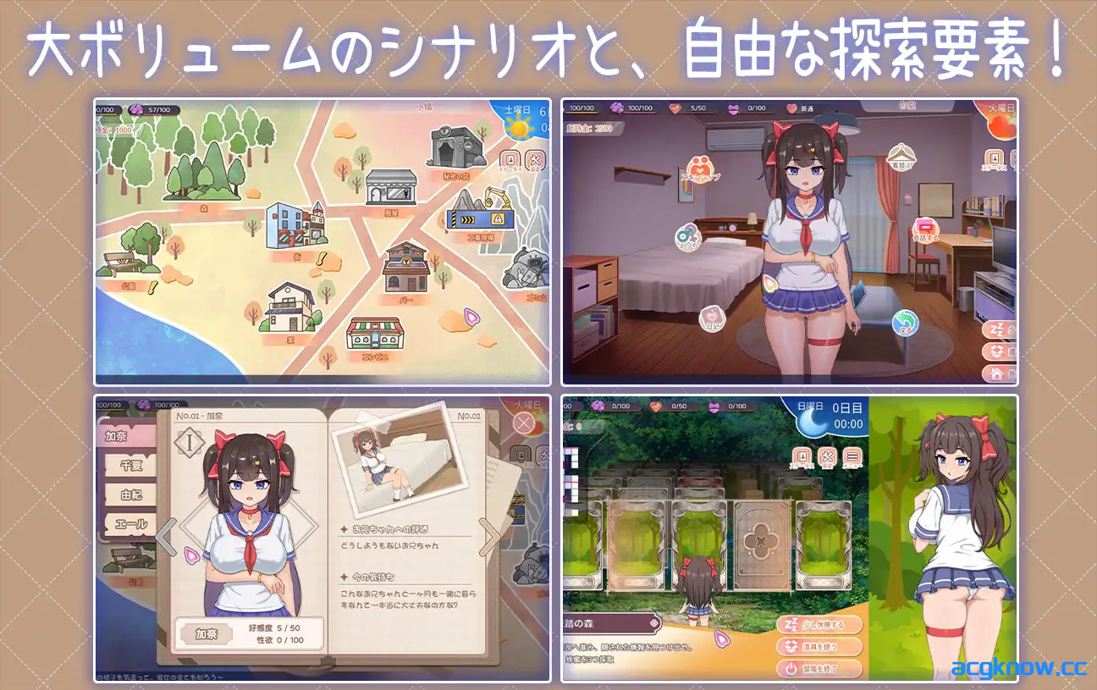 图片[2]-[PC][互动SLG/官中/骨科]与傲娇妹妹的治愈日常 ツンデレ妹と私の癒しの日常 ~  v1.0.0 官方中文版[1.09G/CV]-acgknow