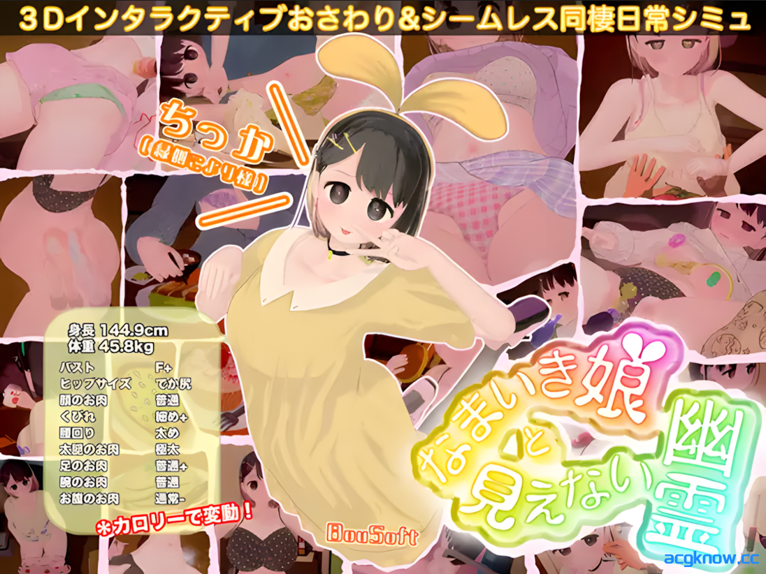 [PC][3D互动/官中/全动态]调皮生魂少女与隐形幽灵 なまいき娘と見えない幽霊 v2.3.1 官方中文版+DLC[2.33G]-acgknow