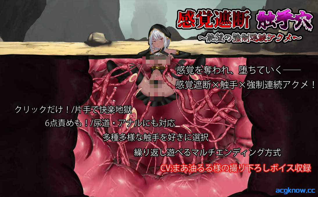 图片[3]-[PC] [互动SLG/官中/动态]感官剥夺触手穴～绝望的强制连续高潮～ v251204 官方中文版[746M]-acgknow