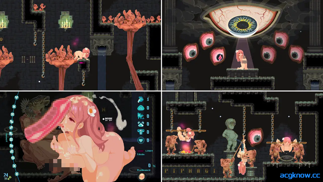 图片[3]-[PC] [像素ACT/官中/全动态]淫乱之神 ~ LEWD GOD ~淫神の捧げもの~ 官方中文版[185M]-acgknow