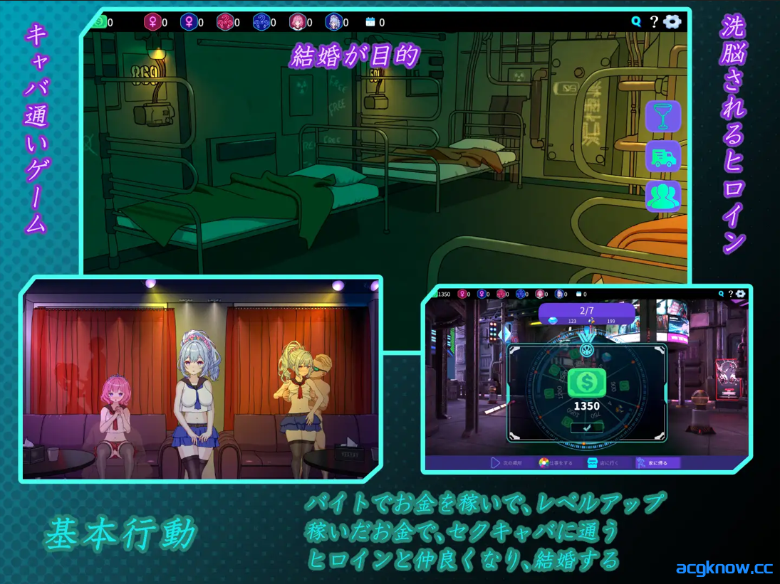 图片[2]-[PC] [互动SLG/官中/NTR]欢迎来到性感酒吧!! セクキャバへようこそ!! 官方中文版[2.51G]-acgknow