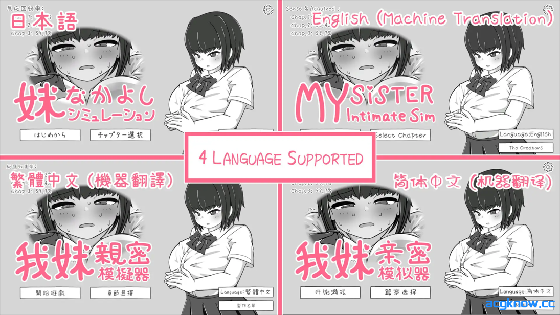 图片[3]-[PC] [互动SLG/官中/骨科]我妹亲密模拟器 妹なかよしシミュレーション Ver1.02.1 官方中文版[320M]-acgknow