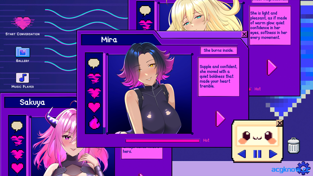 图片[2]-[PC] [互动SLG/官中/无码]故障之心 Glitch Hearts 官方中文步兵版[2.42G]-acgknow