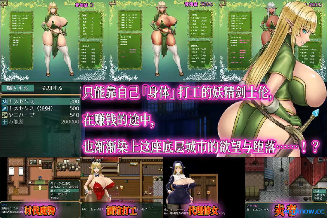 图片[2]-[PC+安卓joi][日系RPG/官中/步兵]才不会堕落呢！天真的妖精剑士 官方中文步兵版[674M]-acgknow