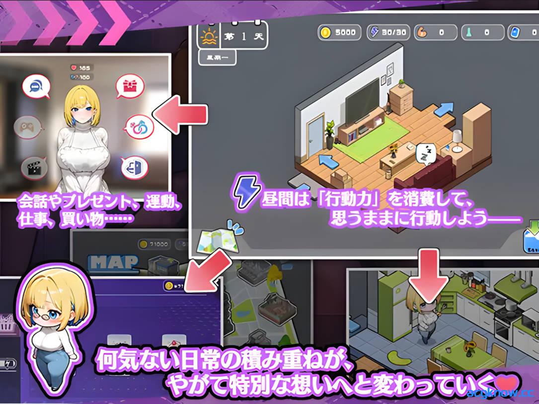 图片[3]-[PC][互动SLG/官中/全动态] 对姐姐保密的同居生活  官方中文版 [1.33G/全CV]-acgknow