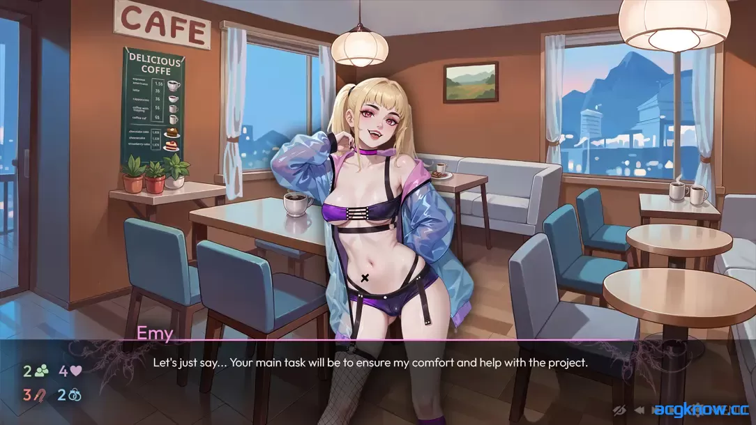 图片[2]-[PC][日系SLG/官中/灵异]实况主艾米起源：我是吸血鬼女王 官方中文版[4.86G]-acgknow