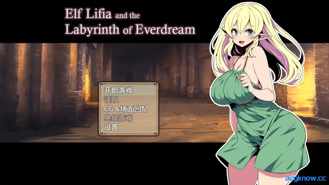 [PC][日系RPG/官中/步兵]精灵族少女莉菲雅与梦幻之迷宫 官方中文步兵版[563M]-acgknow