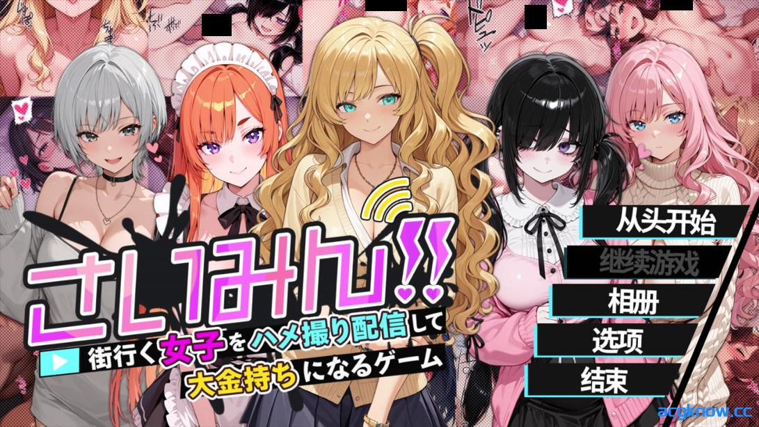 [PC][互动SLG/官中/催眠]催眠!! 街头女子偷拍配信致富游戏 官方中文版[1.62G/CV]-acgknow