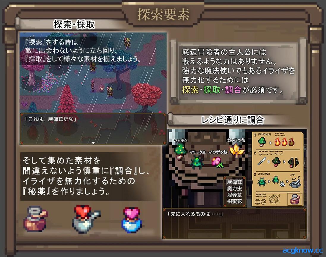 图片[2]-[PC+安卓joi][日系RPG/官中/奇幻]伊莱莎的秘药 Eliza’s Secret Potion イライザの秘薬 官方中文版[740M]-acgknow