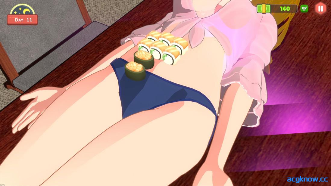 图片[2]-[PC][3D互动/官中/恋爱模拟]乙女寿司屋 Body Sushi v1.3.2 官方中文版[3.20G]-acgknow