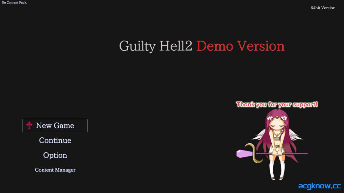 [PC][大型ACT/官中/全动态] 纯白女神与亡者之都2 Guilty Hell2 Part59c 官方中文版[12.8G]-acgknow