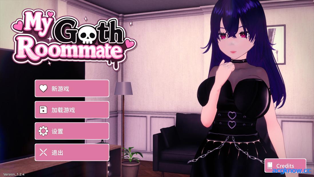图片[1]-[PC][3D互动/官中/步兵]我的哥特室友 My Goth Roommate Ver1.2.4 官方中文步兵版[804M]-acgknow