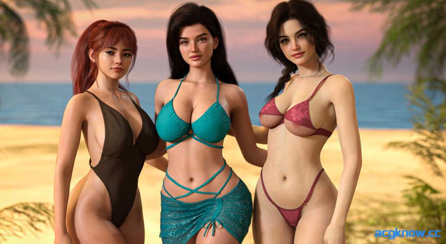 [PC+安卓][欧美SLG/汉化/动态] 海滩别墅 [v0.1] The Beach House [1.24G]-acgknow