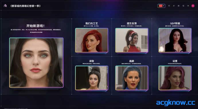 图片[1]-[PC][欧美SLG/汉化] 索菲亚的黑暗幻想 [v2.01] Sofia’s Dark Fantasies [9.54G]-acgknow