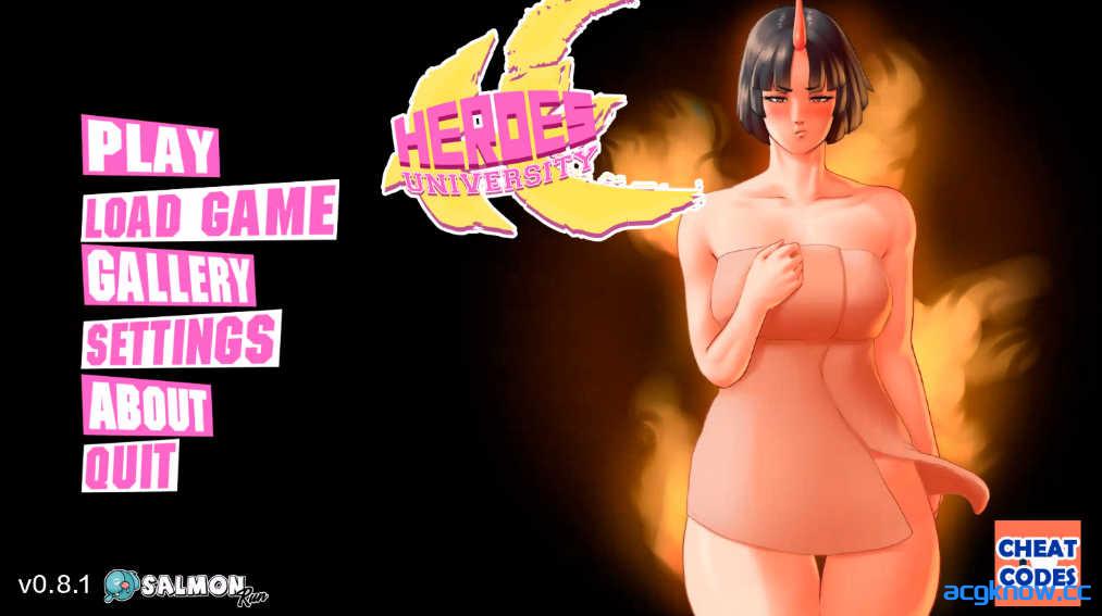 [PC+安卓][欧美SLG/汉化/动态] 英雄大学 H [v0.8.1] Heroes University H [1.3G]-acgknow