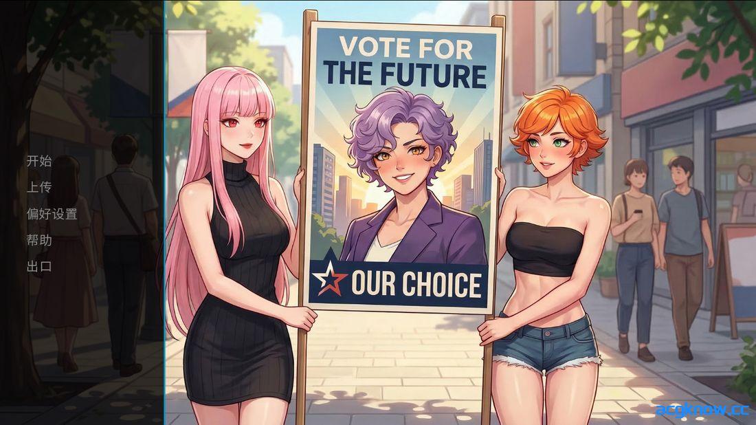 [PC+安卓][欧美SLG/汉化] 伪娘想当市长 [v1.0] Femboy Wants To Be Mayor [1.35G]-acgknow