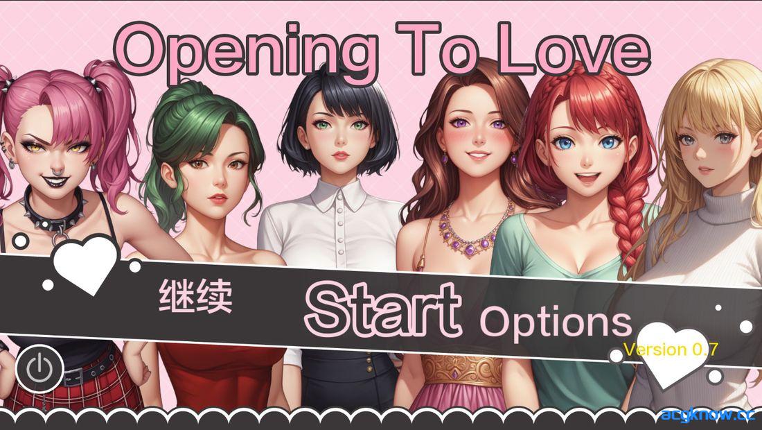 [PC+安卓][日系SLG/汉化/动态] 开启爱情之旅 [v0.7] Opening to Love [833M]-acgknow