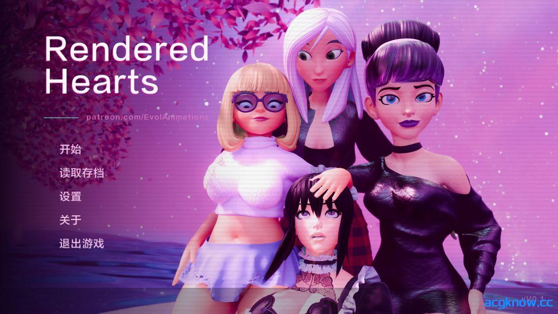 [PC+安卓][欧美SLG/汉化/动态] 渲染之心 [v0.1] Rendered Hearts [511M]-acgknow